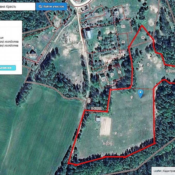 Площадь земель фермерского хозяйства отведенная под посадку. 130 Гектар. Размещение усадьбы КФХ. Карта Тарусского района Калужской области с деревнями. Центральная усадьба КФХ.