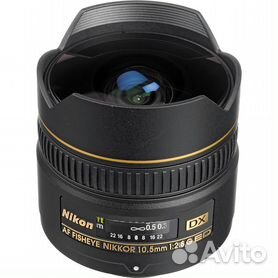 Nikon AF DX Fisheye-nikkor 10.5mm F2.8G ED +
