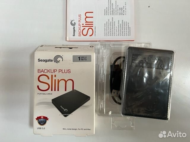 Внешний жесткий диск 1 тб seagate slim