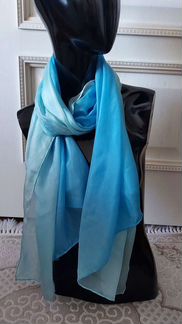 Шарфы, шали шёлковые без рисунка