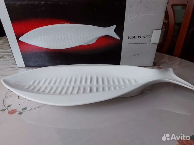 Блюдо фарфор для рыбы