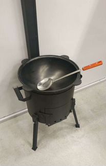 Казан 12 литров с печью