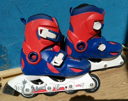 Роликовые коньки play раздвижные oxelo