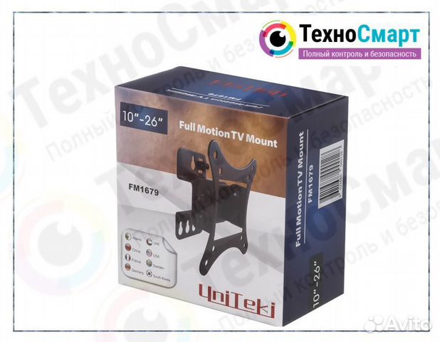 Кронштейн для Тв Uniteki FM1679,Черный