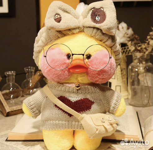 Уточка lalafanfan/ Лалафан Мягкая Игрушка с Достав