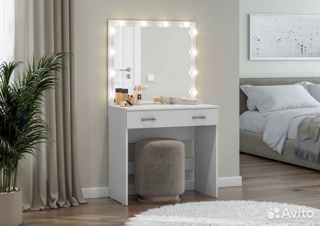 Туалетный столик с зеркалом и подсветкой Ронда