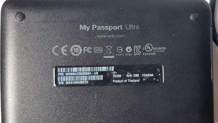 Переносной жёсткий диск WD Ultra 2TB