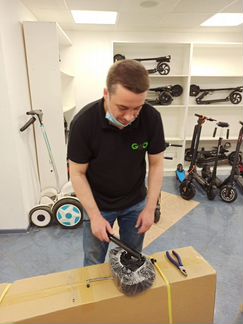 Замена / продажа покрышек на электросамокат