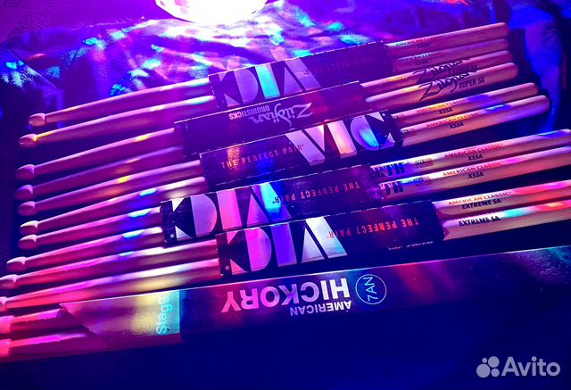 Барабанные палочки в ассортименте