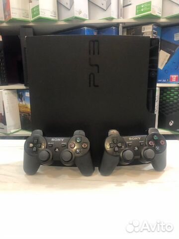 Sony Ps3 Slim 320gb HFW 4.89 + 55 топ игр