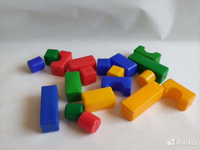Конструктор кубики пластиковые для малыша