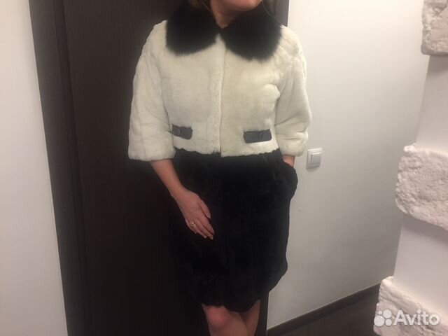 Шуба норка/кролик