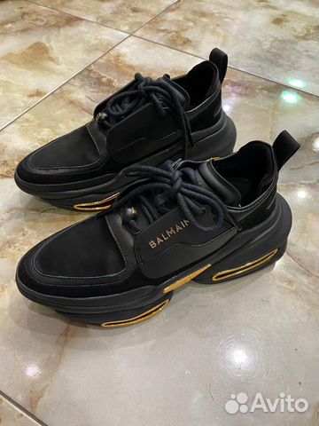 Кроссовки чёрные balmain