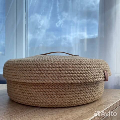 Корзина из джута