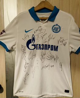 Футболка фк Зенит. Широков. С росписями футболисто
