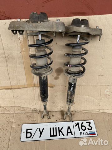 Передняя стойка пружина audi a4 b7