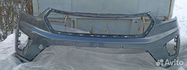 Бампер передний в цвет серый Hyundai Creta Крета