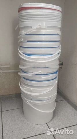 Ведро пластиковое с крышкой 10л