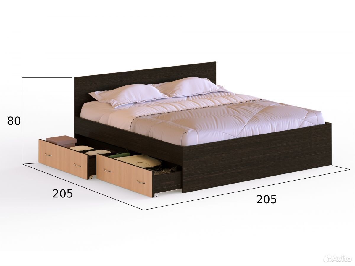 двуспальная кровать камелия 1800 я 180х200 см cbk