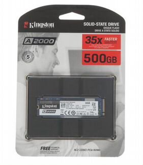 SSD M.2 NVMe накопитель Kingston A2000 500G новый