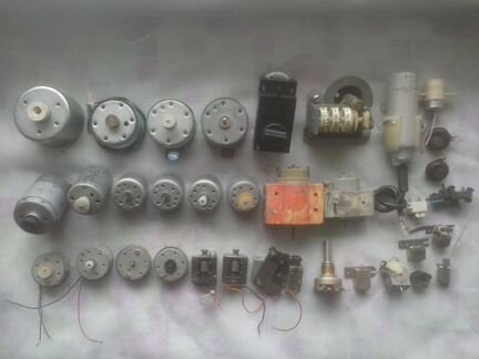 Электромоторы, микрофоны, магнитные головки
