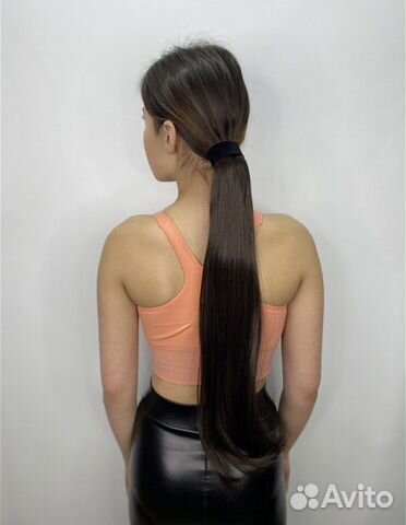 Волосы на заколках 60 см