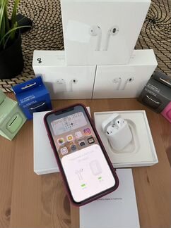 Наушники apple AirPods 2 (новые) 1:1