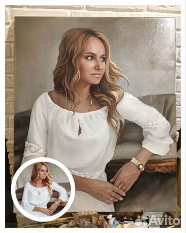 Портрет маслом. Заказать портрет по фото