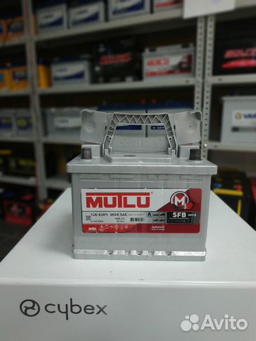 Аккумулятор 60Ah Mutlu 540A легендарный обратный