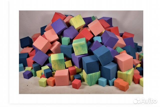 Аренда поролоновых кубиков