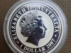 Монета серебро/позолота,Австралия 1 доллар 2007 г объявление продам