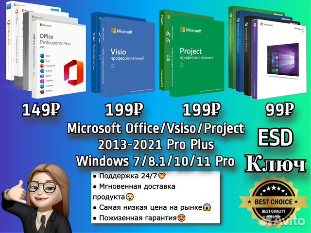 Microsoft Office / Visio / Project / Windows