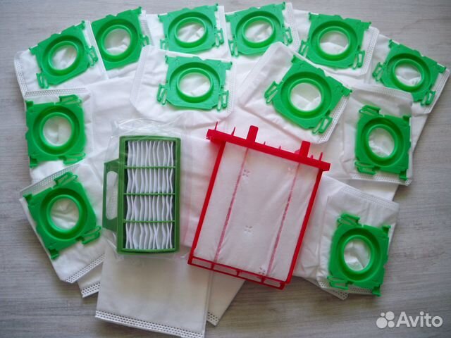 Мешки для пылесоса Bork V7D1 - 12 шт + 2 фильтра