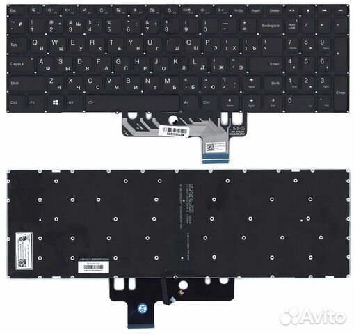Клавиатура Lenovo Ideapad 310S-15IKB черная