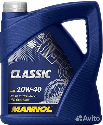 Масло моторное 10W40 mannol 4л полусинтетика Class