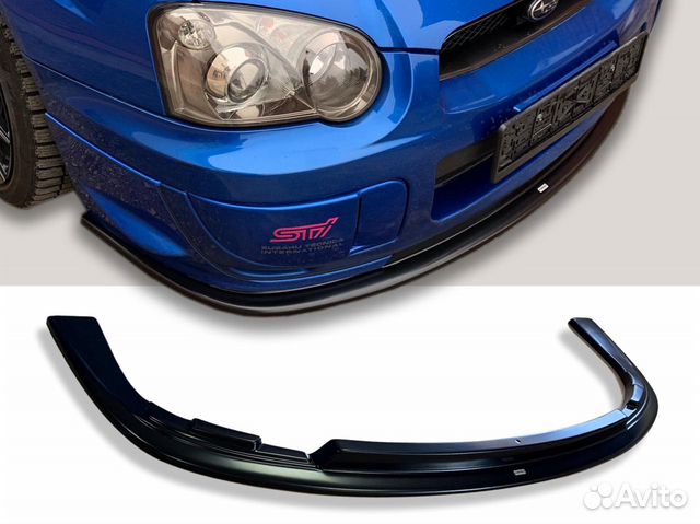 Передний сплиттер, губа Subaru Impreza GD/GG 02-05
