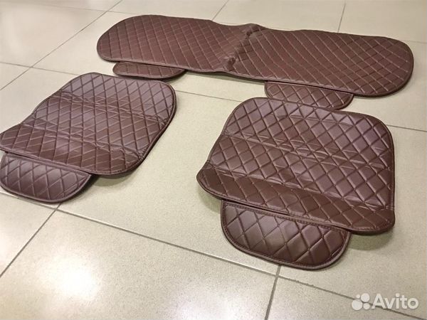 Накидки на сиденья ромб, низ сиденья, экокожа к
