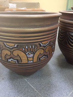 Горшки кашпо керамика улица дом большие