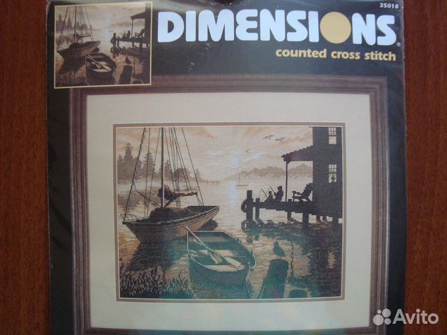 Набор для вышивания Dimensions Мирные силуэты