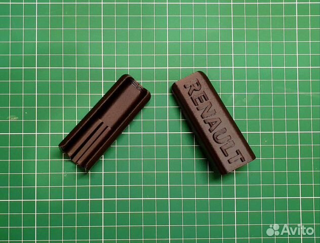 Накладки петлей капота 2шт. Reno, Рено логан, санд