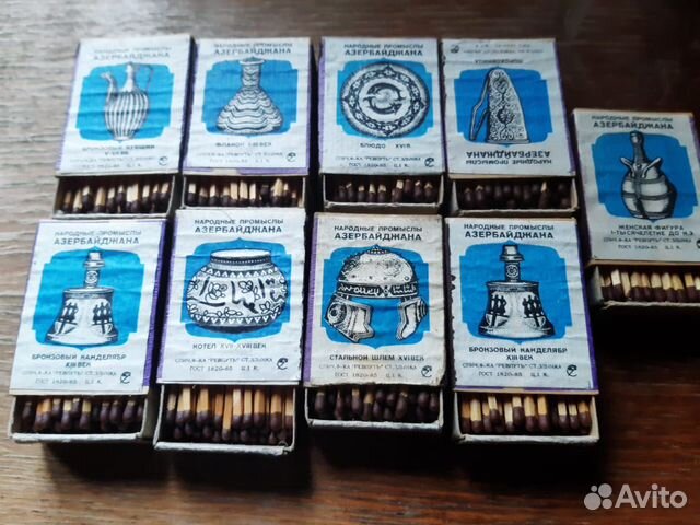 Спички деревянная коробка СССР