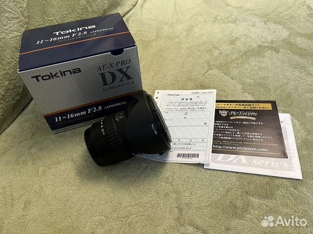 Объектив tokina at-x pro dx 11-16 mm F 2.8
