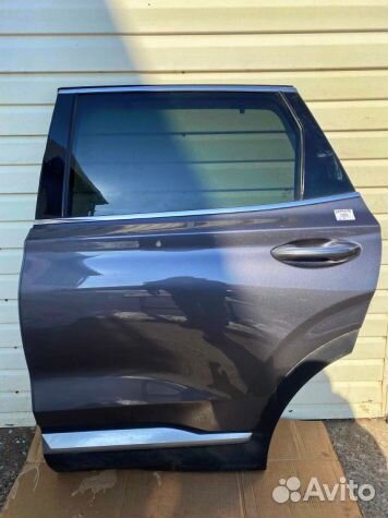 Дверь задняя левая hyundai santa FE 4