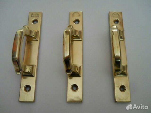 Ручки оконные старинные, клеймo И. Семёновъ в Туле