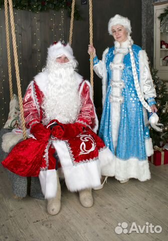 Карнавальный костюм деда мороза