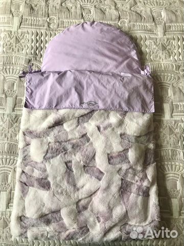 Пуховый конверт для новорожденного manudieci