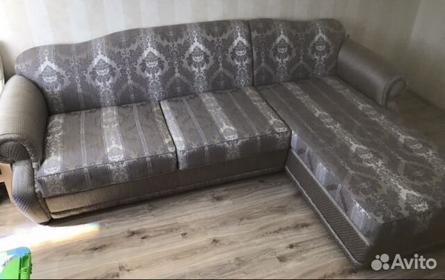 Угловой диван в ткани relotti