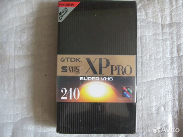 Видеокассета TDK XP PRO 240 Super VHS