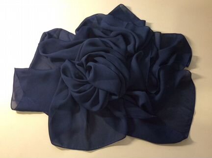 Воздушный платок-парео цвета ночного неба