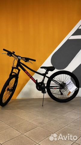 Велосипед black aqua cross 24 черный